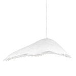 Подвесной светильник с асимметричным волнообразным абажуром и фактурной бахромой по краю Tactile Line варинант исполнения - 1 | Loft Concept в Уфе