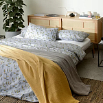 Постельное белье из сатина с рисунком 200х220 см Aurora Allure Sprout варинант исполнения - 3 | Loft Concept в Уфе