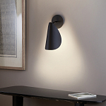 Бра с поворотным плафоном Aracea Black Wall Lamp варинант исполнения - 9 | Loft Concept в Уфе