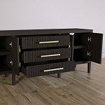 Большая VT-тумба Primo шпон темный орех варинант исполнения - 5 | Loft Concept в Уфе