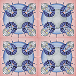 Плитка дизайнерская с узором Экипаж варинант исполнения - 1 | Loft Concept в Уфе