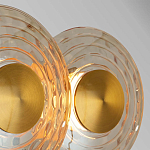 Бра из трех стеклянных фактурных дисков Eyepiece варинант исполнения - 4 | Loft Concept в Уфе