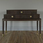 Премиальная Консоль с тремя ящиками Elsa Dreams Walnut варинант исполнения - 3 | Loft Concept в Уфе