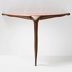 Дизайнерская консоль деревянная на одной ножке Poltronova Gallino Connsole Table варинант исполнения - 2 | Loft Concept в Уфе