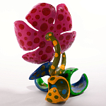 Декоративная статуэтка Yayoi Kusama Flowers that Bloom at Midnight Pink варинант исполнения - 2 | Loft Concept в Уфе