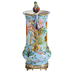 Ваза из фарфора с птицей на бронзовой ветке Garden of Eden варинант исполнения - 3 | Loft Concept в Уфе