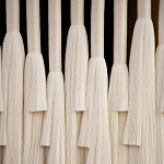 Декор на стену Белые Кисти Wall decor White Tassels варинант исполнения - 1 | Loft Concept в Уфе