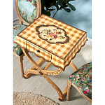 Приставной столик с ящиком в стиле ретро Vintage Rustic Tablecloth варинант исполнения - 7 | Loft Concept в Уфе