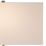 Торшер с прямоугольным абажуром на белом мраморном основании Asymmetry on Marble варинант исполнения - 3 | Loft Concept в Уфе