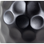 Столик журнальный с круглой деревянной столешницей на черном фактурном основании Bourgeon варинант исполнения - 6 | Loft Concept в Уфе