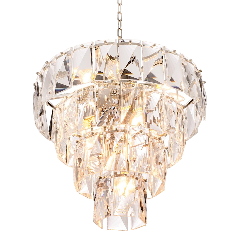 Люстра Chandelier Amazone S Никель Прозрачный в Уфе | Loft Concept 