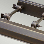 Светильник для картин с призматическим плафоном и двойными регулируемыми шарнирами Elstead Lighting варинант исполнения - 43 | Loft Concept в Уфе