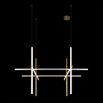 Люстра с 6-ю цилиндрическими плафонами на тонких тросах Trumpet tube варинант исполнения - 7 | Loft Concept в Уфе