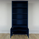 Книжный Стеллаж Elsa Dreams Blue с задней стенкой варинант исполнения - 4 | Loft Concept в Уфе