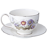 Чайный сервиз из фарфора с рисунком цветов на 6 персон 14 предметов Garden Whisper Porcelain Set  варинант исполнения - 3 | Loft Concept в Уфе