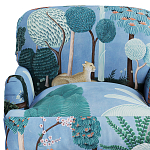 Дизайнерское классической формы на колесиках Trumann Armchair варинант исполнения - 4 | Loft Concept в Уфе