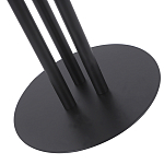 Настольная лампа с тремя прозрачными куполообразными плафонами и черным металлическим основанием Flos Wireline Lighting варинант исполнения - 2 | Loft Concept в Уфе