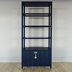 Стеллаж со стеклянными полками Elsa Dreams Blue варинант исполнения - 6 | Loft Concept в Уфе