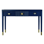 Дизайнерский Письменный стол Elsa Dreams Blue с тремя ящиками варинант исполнения - 5 | Loft Concept в Уфе