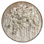 Круглый Вязанный Гобелен Абстракция Breath of Mist Wall Hanging варинант исполнения - 3 | Loft Concept в Уфе