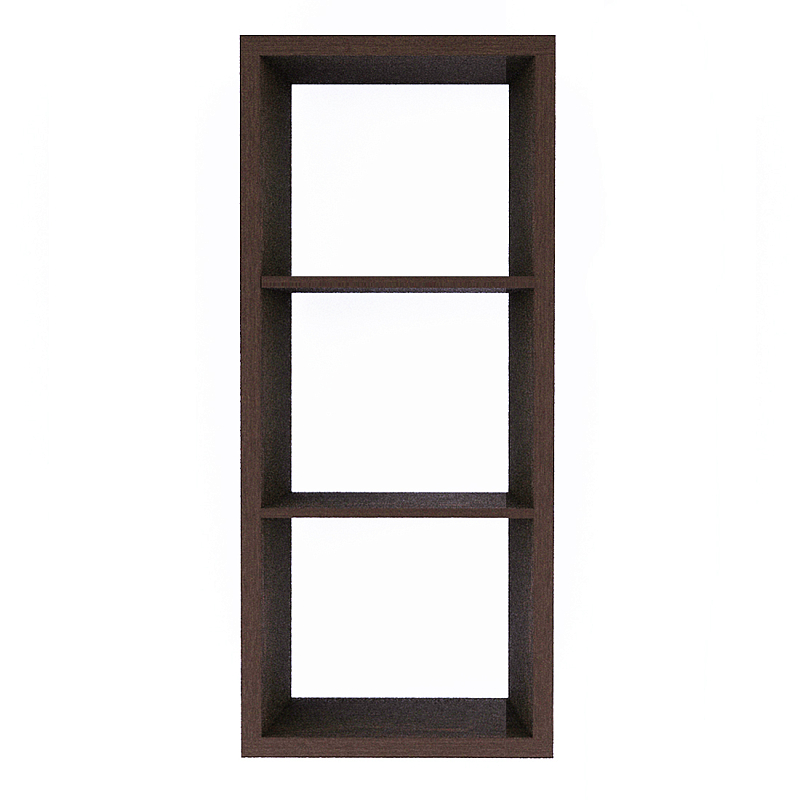 Полка-модуль для книг Primo длина 60 Темный дуб Древесина Черный в Уфе | Loft Concept 