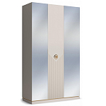 Шкаф трёхдверный с 2-мя зеркальными дверками Satin Furniture варинант исполнения - 1 | Loft Concept в Уфе