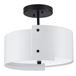 Потолочный светильник круглый светодиодный Semicircular White Panels белый варинант исполнения - 3 | Loft Concept в Уфе