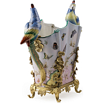 Ваза фарфоровая с попугаями Ferra варинант исполнения - 3 | Loft Concept в Уфе