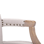 Кресло Aubrey Classical Armchair beige flax варинант исполнения - 4 | Loft Concept в Уфе