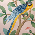 Обои ручная роспись Amazonia Florence Pink dyed silk варинант исполнения - 7 | Loft Concept в Уфе