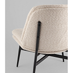 Кресло лаунж Tail молочный варинант исполнения - 3 | Loft Concept в Уфе