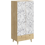 Шкаф с принтом Cotton варинант исполнения - 1 | Loft Concept в Уфе