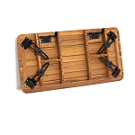 Двухместный диван из акации без подлоконтиков Amra варинант исполнения - 4 | Loft Concept в Уфе