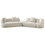 Угловой диван Calypso с поворотным механизмом и пуфом   варинант исполнения - 1 | Loft Concept в Уфе