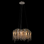 Люстра подвесная круглая с изогнутыми металлическими дугами и ниспадающими цепочками 65 см Atlantis Chain варинант исполнения - 11 | Loft Concept в Уфе