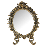 Зеркало настольное в бронзовой раме King Bronze Mirrors  варинант исполнения - 1 | Loft Concept в Уфе