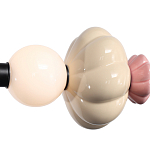 Подвесной светильник линейный с керамическими элементами 24W LED Fragrant Light варинант исполнения - 6 | Loft Concept в Уфе