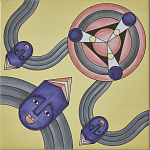 Плитка дизайнерская с узором Дива варинант исполнения - 4 | Loft Concept в Уфе