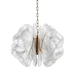Люстра с крупными рельефным декором в виде лепестков 60 см Ethereal Bloom варинант исполнения - 1 | Loft Concept в Уфе