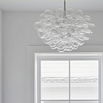 Люстра круглая со стеклянными шарами Airy Chandelier варинант исполнения - 4 | Loft Concept в Уфе