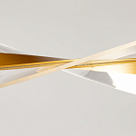 Люстра линейная с изогнутым плафоном Wave Line варинант исполнения - 8 | Loft Concept в Уфе