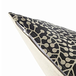 Подушка декоративная черного цвета Blossom Essence Grace варинант исполнения - 3 | Loft Concept в Уфе