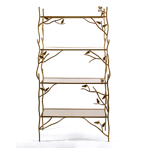 Стеллаж металлический с птичками Primavera