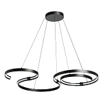 Люстра подвесная светодиодная в виде волнообразной ленты Ribbon Vortex варинант исполнения - 2 | Loft Concept в Уфе