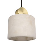 Подвесной светильник с круглым мраморным плафоном Marble square варинант исполнения - 5 | Loft Concept в Уфе