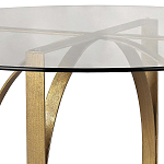 Стол обеденный круглый с основанием из 2-х пересекающихся колец Modern Geometric Silhouette варинант исполнения - 1 | Loft Concept в Уфе