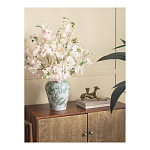 Ваза с зелеными цветочными и птичьими мотивами Vase Inspired by Nature варинант исполнения - 4 | Loft Concept в Уфе