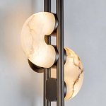 Бра  с фигурным мраморным рассеивателем Spiral of Warm Light варинант исполнения - 3 | Loft Concept в Уфе