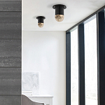 Потолочный светильник светодиодный с плафоном из натурального камня Purgatory варинант исполнения - 2 | Loft Concept в Уфе