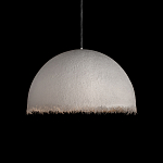 Подвесной светильник в форме купола белого цвета с ажурной бахромой Tactile Line варинант исполнения - 11 | Loft Concept в Уфе